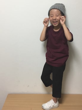 「5歳」｜「アイテム（スラックス）」を使った、so__naさん（キッズ・100cm）の秋コーディネート