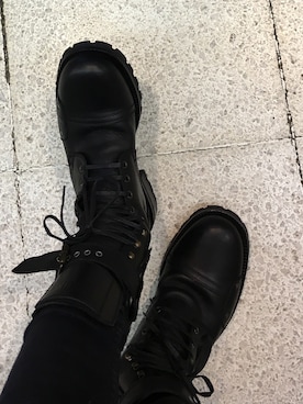 「DOLCE&GABBANA（ドルチェアンドガッバーナ）のアイテム（ブーツ）」を使った、kouさん（メンズ・166cm）の秋コーディネート