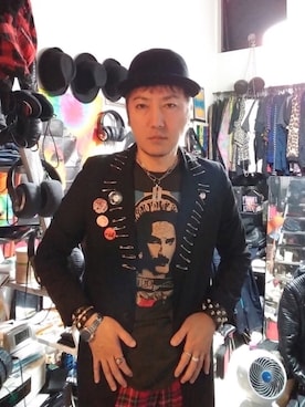 「666」｜DJ KOKI ABE さん（メンズ・170cm）の夏コーディネート
