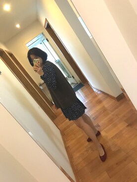 「アイテム（その他トップス、ブラウン系）」を使った、annWさん（レディース・160cm）の秋コーディネート