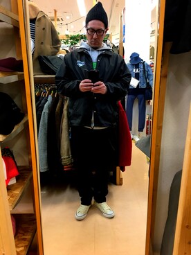 「seedleSs（シードレス）のアイテム」を使った、shinoさん（メンズ・183cm）の冬コーディネート