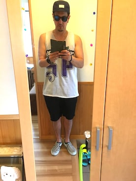 「seedleSs（シードレス）のアイテム」を使った、shinoさん（メンズ・183cm）の夏コーディネート