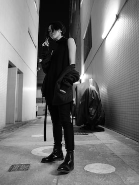 「5cm（ファイブシーエム）のアイテム」を使った、Kさん（レディース・166cm）の冬コーディネート