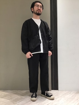 「BURLAP OUTFITTER（バーラップアウトフィッター）のアイテム（ブルゾン）」を使った、nakaiさん（メンズ・168cm）の春コーディネート