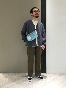 「BURLAP OUTFITTER（バーラップアウトフィッター）のアイテム（ブルゾン）」を使った、nakaiさん（メンズ・168cm）の春コーディネート
