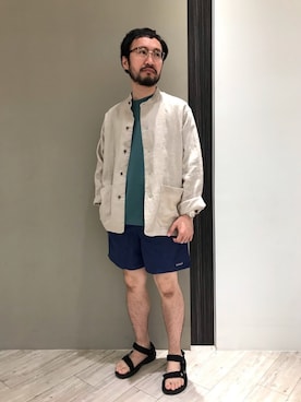 「patagonia」｜「アイテム（カバーオール）」を使った、nakaiさん（メンズ・168cm）の春コーディネート