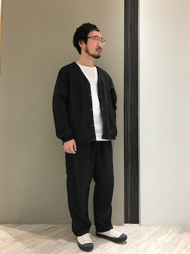 「BURLAP OUTFITTER（バーラップアウトフィッター）のアイテム（ブルゾン）」を使った、nakaiさん（メンズ・168cm）の夏コーディネート