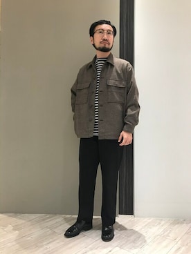 「PENDLETON（ペンドルトン）のアイテム（その他アウター）」を使った、nakaiさん（メンズ・168cm）の秋コーディネート