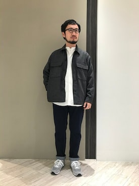 「PENDLETON（ペンドルトン）のアイテム（その他アウター）」を使った、nakaiさん（メンズ・168cm）の秋コーディネート