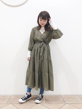 「平成最後のWEARISTAセンバツ」｜「アイテム（その他）」を使った、なかのんさん（レディース・150cm）の春コーディネート