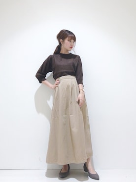 「秋のカフェオレコーデ」｜「アイテム（その他）」を使った、なかのんさん（レディース・151cm）の秋コーディネート