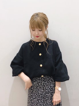 「金髪」｜「アイテム（その他）」を使った、なかのんさん（レディース・151cm）の秋コーディネート