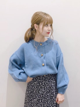 「金髪」｜「アイテム（その他）」を使った、なかのんさん（レディース・151cm）の秋コーディネート