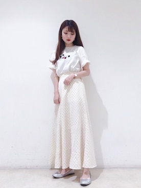 「ミッキーT」｜「アイテム（その他）」を使った、なかのんさん（レディース・151cm）の夏コーディネート