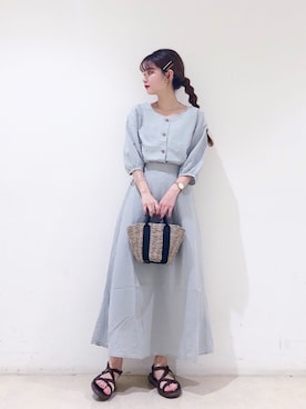 なかのんさん（レディース・151cm）の夏コーディネート