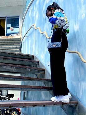 「NIKE AIR MAX 2 STRONG（ナイキエアマックス2ストロング）のアイテム」を使った、iwa0904rinoさん（レディース・152cm）の春コーディネート