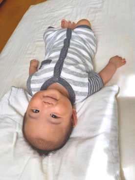 「StompStamp（ストンプスタンプ）のアイテム」を使った、rainbow kidsさん（キッズ・60cm）の夏コーディネート