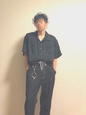「ユナイテッドアローズ」｜「アイテム（アナログ腕時計）」を使った、Rさん（メンズ・165cm）の夏コーディネート