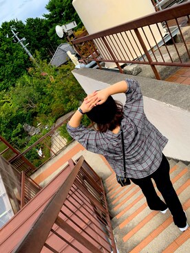 「DAISY MERRY（デイジーメリー）のアイテム」を使った、るるさん（レディース・155cm）の夏コーディネート