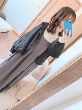 「SM2（エスエムツー）のアイテム（オールインワン・サロペット）」を使った、ダヨネさん（レディース・149cm）の冬コーディネート