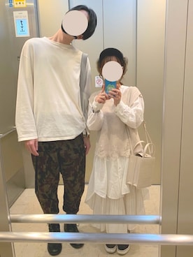 「SM2（エスエムツー）のアイテム（シャツワンピース）」を使った、ダヨネさん（レディース・149cm）の冬コーディネート