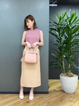 「骨格診断ナチュラル」｜yuunqさん（レディース・163cm）の春コーディネート