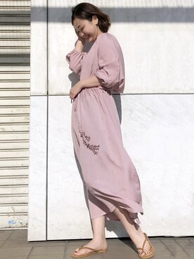 Ships シップス の Torrazzo Donna フレアスリーブワンピース ワンピース Wear