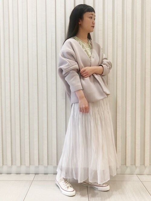 古森 Ships 札幌ステラプレイスwomen S店 Shipsのノーカラージャケットを使ったコーディネート Wear