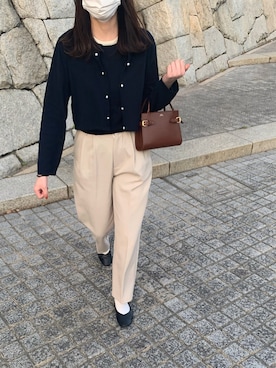 「アイテム（アンサンブル）」を使った、raccoさん（レディース・164cm）の春コーディネート