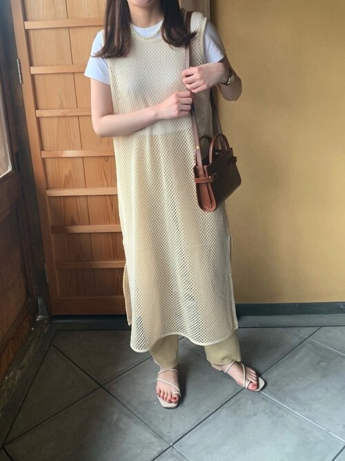 Racco ユニクロのtシャツ 半袖 タンクトップ を使ったコーディネート Wear