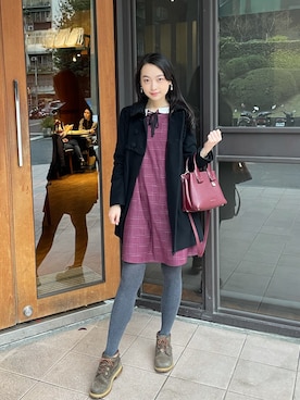「MichaelKors」｜「アイテム（ワンピース/ドレス）」を使った、ベル 🇹🇼💕 さん（レディース・168cm）の冬コーディネート