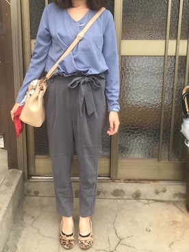 「ALBA（アルバ）のアイテム」を使った、ERIKAさん（レディース・160cm）の秋コーディネート