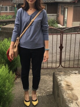 「ALBA（アルバ）のアイテム」を使った、ERIKAさん（レディース・160cm）の秋コーディネート