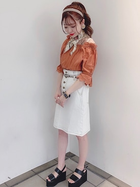 OLIVEdesOLIVEさん（レディース・152cm）の夏コーディネート