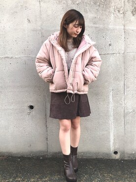 「ナカワタジャケット」｜OLIVEdesOLIVEさん（レディース・165cm）の秋コーディネート