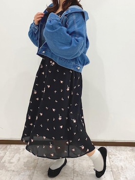 OLIVEdesOLIVEさん（レディース・158cm）の冬コーディネート