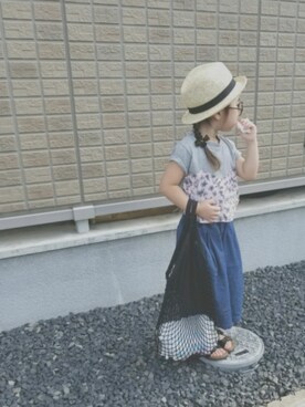 miiiiiri*さん(キッズ・100cm)の夏コーディネート