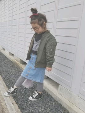miiiiiri*さん（キッズ・110cm）の春コーディネート