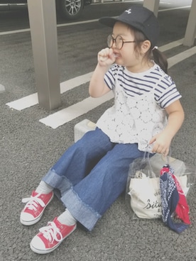 miiiiiri*さん（キッズ・110cm）の夏コーディネート