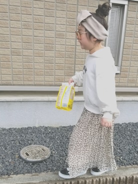 「アイテム（ヘアアクセサリー）」を使った、miiiiiri*さん（キッズ・120cm）の春コーディネート