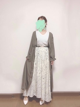 「GORGE（ゴージ）のアイテム（ワンピース/ドレス）」を使った、まろじさん（レディース・154cm）の夏コーディネート