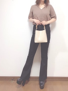 まろじさん（レディース・154cm）の秋コーディネート