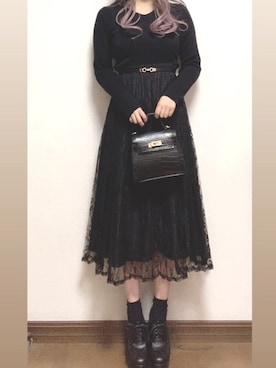 まろじさん（レディース・154cm）の秋コーディネート