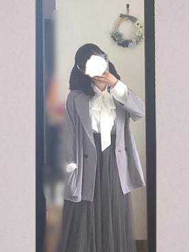 「GRL（グレイル）のアイテム（セットアップ）」を使った、まろじさん（レディース・154cm）の夏コーディネート
