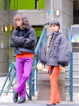 「ink（インク）のアイテム（ジャケット/アウター）」を使った、YOSHIMASAさん（メンズ・177cm）の冬コーディネート