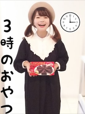 「FREAK'S STORE（フリークスストア）のアイテム（ハンチング/ベレー帽）」を使った、パン粉さん（レディース・151cm）の春コーディネート