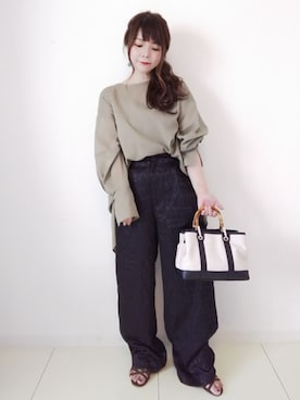 「RODE SKO」｜「アイテム（キャミソール）」を使った、パン粉さん（レディース・151cm）の夏コーディネート