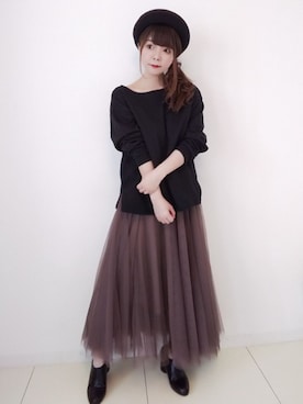 「sakishimatokyo」｜「アイテム（その他シューズ）」を使った、パン粉さん（レディース・151cm）の秋コーディネート