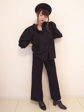 「sakishimatokyo」｜「アイテム（その他シューズ）」を使った、パン粉さん（レディース・151cm）の秋コーディネート