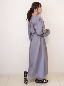 「sakishimatokyo」｜「アイテム（スリッポン）」を使った、パン粉さん（レディース・151cm）の秋コーディネート
